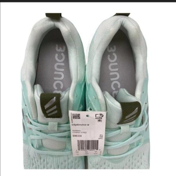 Adidas Sneakers WMNS 10 Blue Green EdgeBounce Ice Mint B96334 Running Sporty NEW - Picture 11 of 11